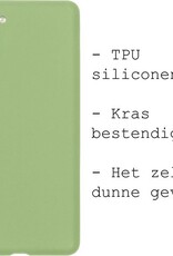 BASEY. Hoes Geschikt voor Samsung S21 Plus Hoesje Siliconen Back Cover Case - Hoesje Geschikt voor Samsung Galaxy S21 Plus Hoes Cover Hoesje - Groen