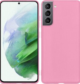 BASEY. BASEY Samsung Galaxy S21 Plus hoesje siliconen - Roze