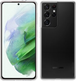 BASEY. BASEY Samsung Galaxy S21 Ultra hoesje siliconen - Transparant