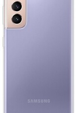 BASEY. Hoes Geschikt voor Samsung S21 Plus Hoesje Shock Proof Case Hoes Siliconen - Hoesje Geschikt voor Samsung Galaxy S21 Plus Hoes Cover Shockproof - Transparant