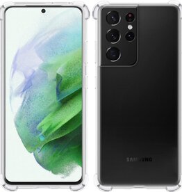 BASEY. BASEY Samsung Galaxy S21 Ultra hoesje shock proof - 2 PACK