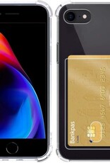 BASEY. Hoes Geschikt voor iPhone 7 Hoesje Shock Proof Case Hoes - Hoesje Geschikt voor iPhone 7 Hoes Cover Shockproof - Transparant - 2 Stuks