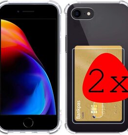 BASEY. BASEY. 2x iPhone 7/8/SE 2020 Pashouder Hoesje Shockproof