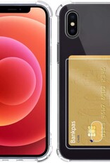 BASEY. Hoes Geschikt voor iPhone X Hoesje Shock Proof Case Hoes - Hoesje Geschikt voor iPhone X Hoes Cover Shockproof - Transparant