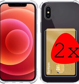 BASEY. BASEY. 2x iPhone Xs Max Pashouder Hoesje Shockproof