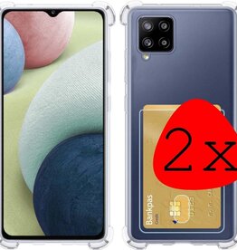 BASEY. BASEY. 2x Samsung Galaxy A12 Pashouder Hoesje Shockproof