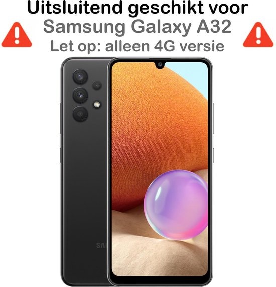 BASEY. Hoes Geschikt voor Samsung A32 5G Hoesje Shock Proof Case Hoes - Hoesje Geschikt voor Samsung Galaxy A32 5G Hoes Cover Shockproof - Transparant