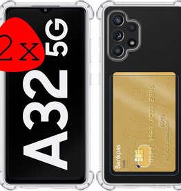 BASEY. BASEY. 2x Samsung Galaxy A32 5G Pashouder Hoesje Shockproof