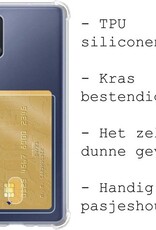 BASEY. Hoes Geschikt voor Samsung A71 Hoesje Shock Proof Case Hoes - Hoesje Geschikt voor Samsung Galaxy A71 Hoes Cover Shockproof - Transparant - 2 Stuks