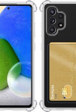 BASEY. Hoes Geschikt voor Samsung A72 Hoesje Shock Proof Case Hoes - Hoesje Geschikt voor Samsung Galaxy A72 Hoes Cover Shockproof - Transparant