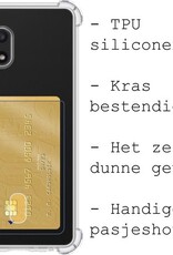 BASEY. Hoes Geschikt voor Samsung A72 Hoesje Shock Proof Case Hoes - Hoesje Geschikt voor Samsung Galaxy A72 Hoes Cover Shockproof - Transparant