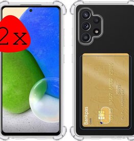 BASEY. BASEY. 2x Samsung Galaxy A72 Pashouder Hoesje Shockproof