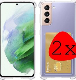 BASEY. BASEY. 2x Samsung Galaxy S21 Pashouder Hoesje Shockproof