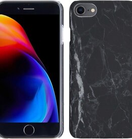 BASEY. BASEY. iPhone 7 / 8 / SE 2020 hoesje marmer - Zwart