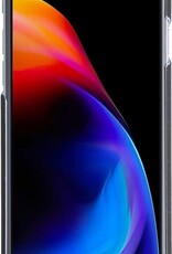 BASEY. Hoes Geschikt voor iPhone 8 Hoesje Marmer Case Marmeren Cover Hoes Hardcover - Zwart - 2 Stuks