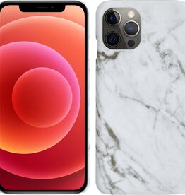 BASEY. BASEY. iPhone 11 Pro Max hoesje marmer - Wit