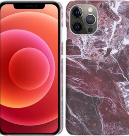 BASEY. BASEY. iPhone 11 Pro Max hoesje marmer - Rood