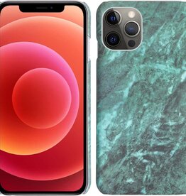 BASEY. BASEY. iPhone 11 Pro Max hoesje marmer - Groen