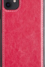 BASEY. Hoes Geschikt voor iPhone 11 Hoesje Bookcase Hoes 2-in-1 Cover - Hoesje Geschikt voor iPhone 11 Hoes 2-in-1 Hoesje Case - Rood
