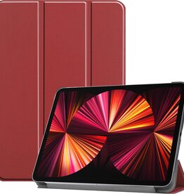 BASEY. BASEY. iPad Pro 11 inch (2021) Hoesje Bookcase - Donkerrood