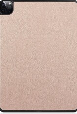 BASEY. Hoesje Geschikt voor iPad Pro 2021 (11 inch) Hoes Case Tablet Hoesje Tri-fold - Hoes Geschikt voor iPad Pro 11 inch (2021) Hoesje Hard Cover Bookcase Hoes - Goud