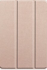 BASEY. Hoesje Geschikt voor iPad Pro 2021 (11 inch) Hoes Case Tablet Hoesje Tri-fold - Hoes Geschikt voor iPad Pro 11 inch (2021) Hoesje Hard Cover Bookcase Hoes - Goud