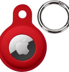 BASEY. BASEY. AirTag Hoesje Siliconen - Donkerrood