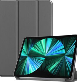 BASEY. BASEY. iPad Pro 12.9 inch (2021) Hoesje Bookcase - Grijs