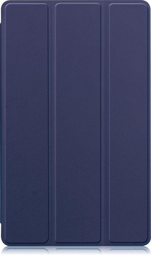 BASEY. Hoesje Geschikt voor Samsung Galaxy Tab A7 Lite Hoes Case Tablet Hoesje Tri-fold - Hoes Geschikt voor Samsung Tab A7 Lite Hoesje Hard Cover Bookcase Hoes - Donkerblauw