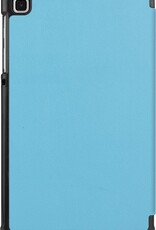 BASEY. Hoesje Geschikt voor Samsung Galaxy Tab A7 Lite Hoes Case Tablet Hoesje Tri-fold - Hoes Geschikt voor Samsung Tab A7 Lite Hoesje Hard Cover Bookcase Hoes - Lichtblauw
