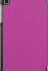 BASEY. Hoesje Geschikt voor Samsung Galaxy Tab A7 Lite Hoes Case Tablet Hoesje Tri-fold - Hoes Geschikt voor Samsung Tab A7 Lite Hoesje Hard Cover Bookcase Hoes - Paars