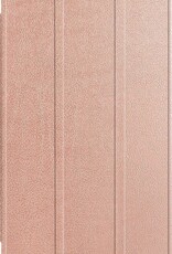 BASEY. Hoesje Geschikt voor Samsung Galaxy Tab A7 Lite Hoes Case Tablet Hoesje Tri-fold - Hoes Geschikt voor Samsung Tab A7 Lite Hoesje Hard Cover Bookcase Hoes - Rosé goud