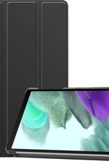 BASEY. Hoesje Geschikt voor Samsung Galaxy Tab A7 Lite Hoes Case Tablet Hoesje Tri-fold - Hoes Geschikt voor Samsung Tab A7 Lite Hoesje Hard Cover Bookcase Hoes - Zwart
