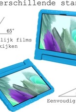 BASEY. Hoesje Geschikt voor Samsung Galaxy Tab A7 Lite Hoesje Kinder Hoes Shockproof Kinderhoes - Kindvriendelijk Hoesje Geschikt voor Samsung Tab A7 Lite Hoes Kids Case - Blauw