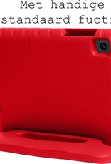 BASEY. Hoesje Geschikt voor Samsung Galaxy Tab A7 Lite Hoesje Kinder Hoes Shockproof Kinderhoes - Kindvriendelijk Hoesje Geschikt voor Samsung Tab A7 Lite Hoes Kids Case - Rood