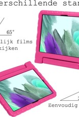 BASEY. Hoesje Geschikt voor Samsung Galaxy Tab A7 Lite Hoesje Kinder Hoes Shockproof Kinderhoes - Kindvriendelijk Hoesje Geschikt voor Samsung Tab A7 Lite Hoes Kids Case - Roze