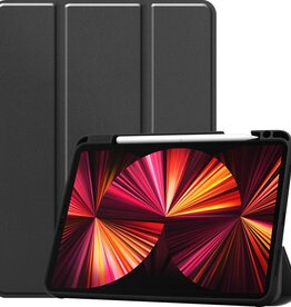 BASEY. BASEY. iPad Pro 11 inch (2021) Hoesje Met Apple Pencilhouder - Zwart