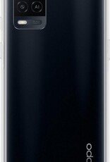 BASEY. Hoes Geschikt voor OPPO A54 Hoesje Siliconen Back Cover Case - Hoesje Geschikt voor OPPO A54 Hoes Cover Hoesje - Transparant