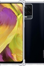 BASEY. Hoes Geschikt voor OPPO A54 Hoesje Shock Proof Case Hoes Siliconen - Hoesje Geschikt voor OPPO A54 Hoes Cover Shockproof - Transparant