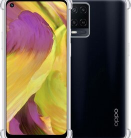 BASEY. BASEY. Oppo A54 4G hoesje siliconen shockproof - Transparant