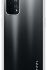 BASEY. Hoes Geschikt voor OPPO A54 5G Hoesje Shock Proof Case Hoes Siliconen - Hoesje Geschikt voor OPPO A54 5G Hoes Cover Shockproof - Transparant - 2 Stuks