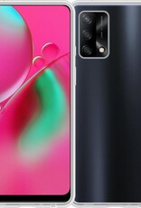 BASEY. Hoes Geschikt voor OPPO A74 4G Hoesje Siliconen Back Cover Case - Hoesje Geschikt voor OPPO A74 4G Hoes Cover Hoesje - Transparant