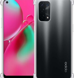 BASEY. BASEY. Oppo A74 5G hoesje siliconen shockproof - Transparant
