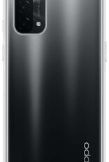 BASEY. Hoes Geschikt voor OPPO A74 5G Hoesje Shock Proof Case Hoes Siliconen - Hoesje Geschikt voor OPPO A74 5G Hoes Cover Shockproof - Transparant