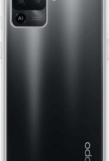 BASEY. Hoes Geschikt voor OPPO A94 Hoesje Siliconen Back Cover Case - Hoesje Geschikt voor OPPO A94 Hoes Cover Hoesje - Transparant