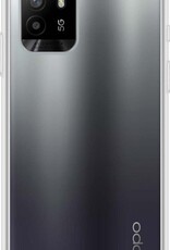 BASEY. Hoes Geschikt voor OPPO A94 5G Hoesje Siliconen Back Cover Case - Hoesje Geschikt voor OPPO A94 5G Hoes Cover Hoesje - Transparant - 2 Stuks