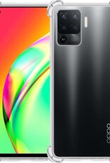 BASEY. Hoes Geschikt voor OPPO A94 Hoesje Shock Proof Case Hoes Siliconen - Hoesje Geschikt voor OPPO A94 Hoes Cover Shockproof - Transparant