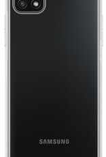 BASEY. Hoes Geschikt voor Samsung A22 4G Hoesje Shock Proof Case Hoes Siliconen - Hoesje Geschikt voor Samsung Galaxy A22 4G Hoes Cover Shockproof - Transparant