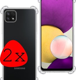 BASEY. BASEY. Samsung Galaxy A22 4G hoesje shock proof - 2 PACK