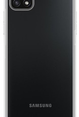 BASEY. Hoes Geschikt voor Samsung A22 4G Hoesje Shock Proof Case Hoes Siliconen - Hoesje Geschikt voor Samsung Galaxy A22 4G Hoes Cover Shockproof - Transparant - 2 Stuks